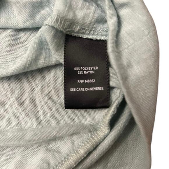 TORRID Plus Size 4 (26) Off-Shoulder Featherlight Slub Tee Mint Green - Picture 7 of 11